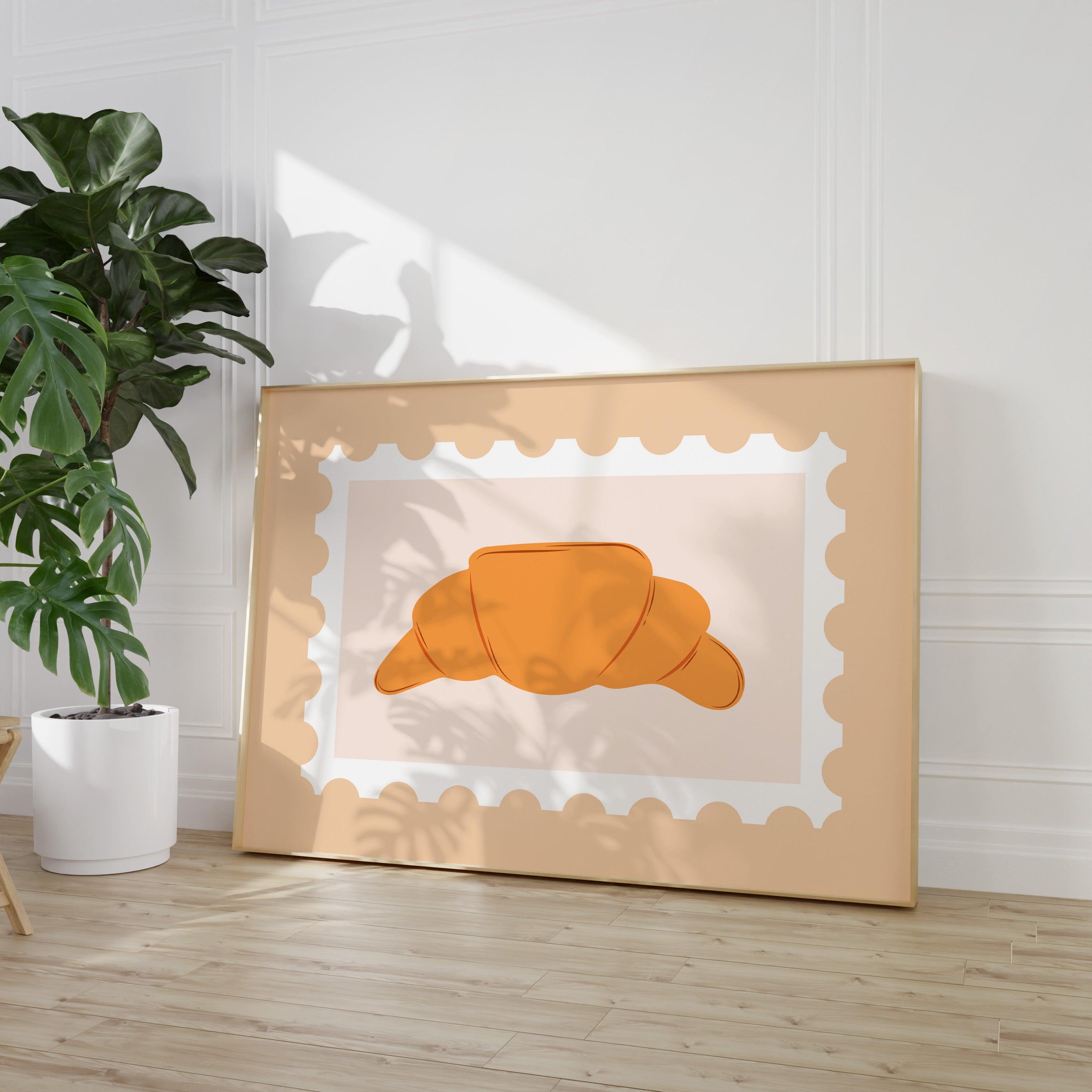 Croissant Horizontal Poster
