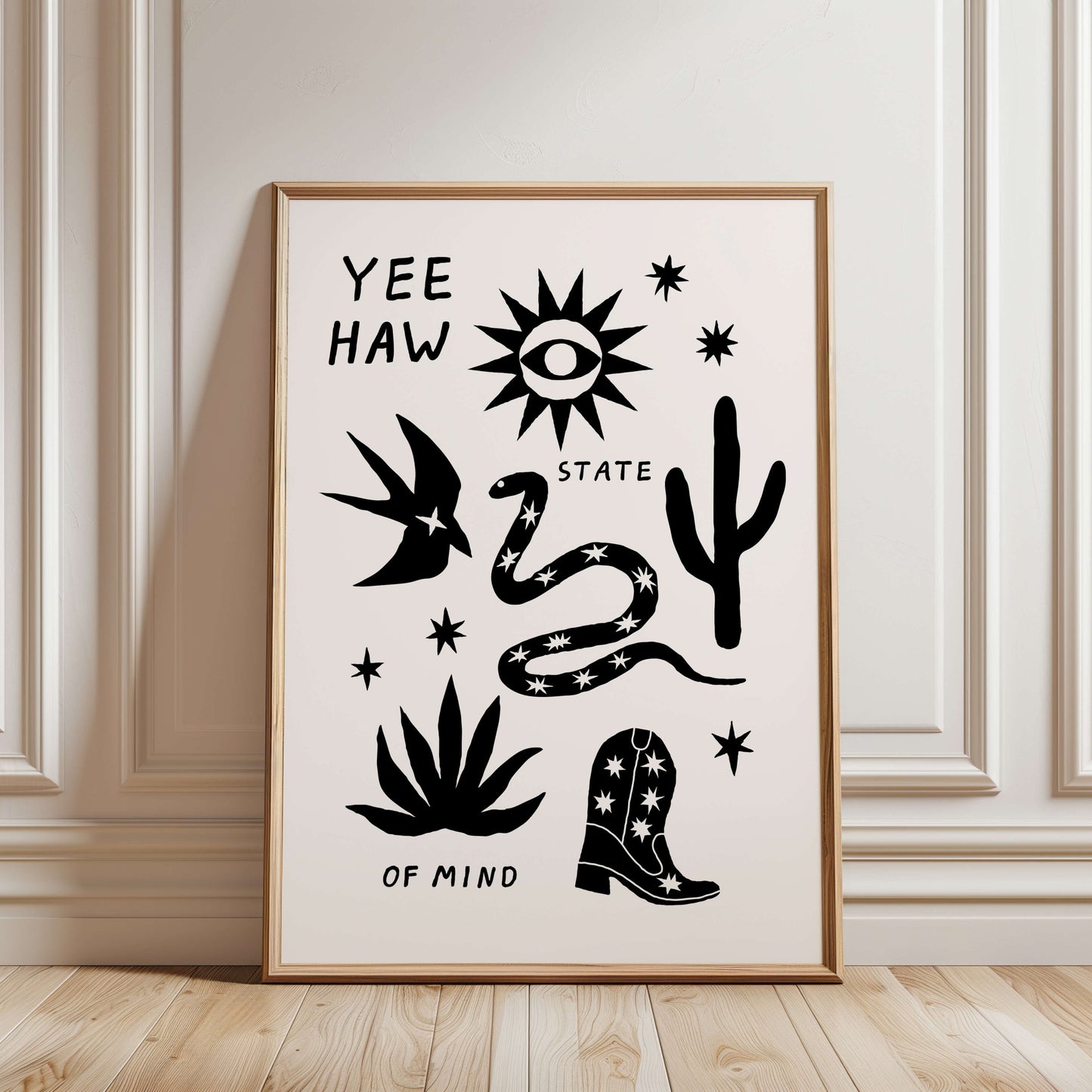 Yee Haw State of Mind Poster