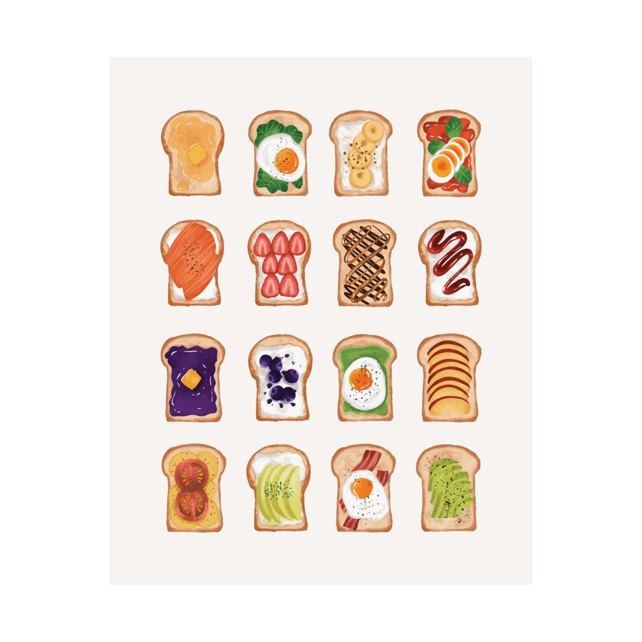Everything Toast Breakfast Poster