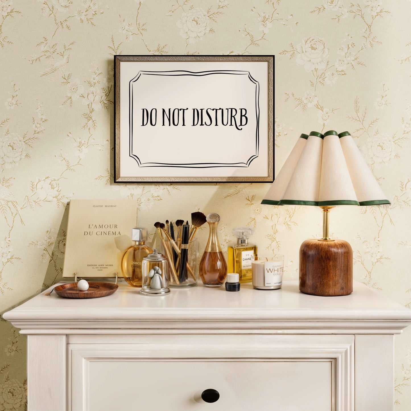 Do Not Disturb Above The Bed Poster