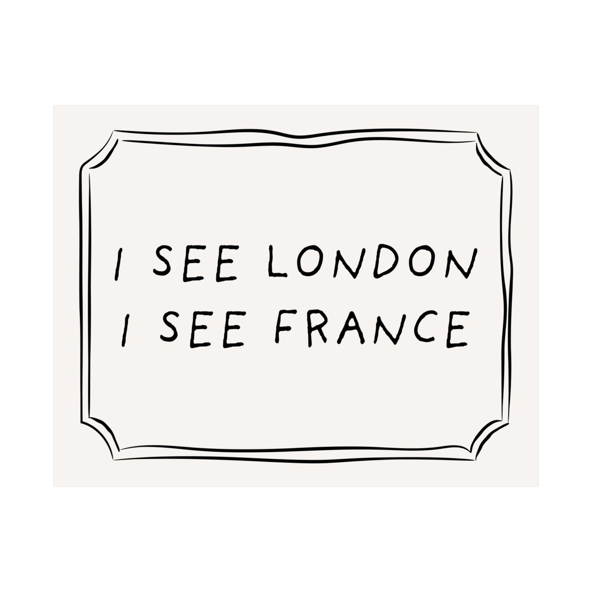 I See London I See France Poster