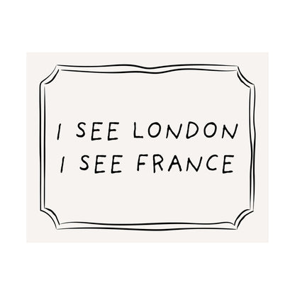 I See London I See France Poster