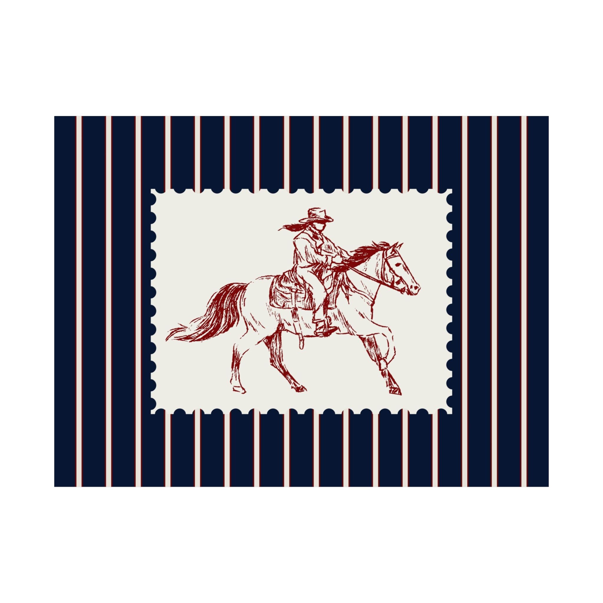 Cowgirl Rider Poster
