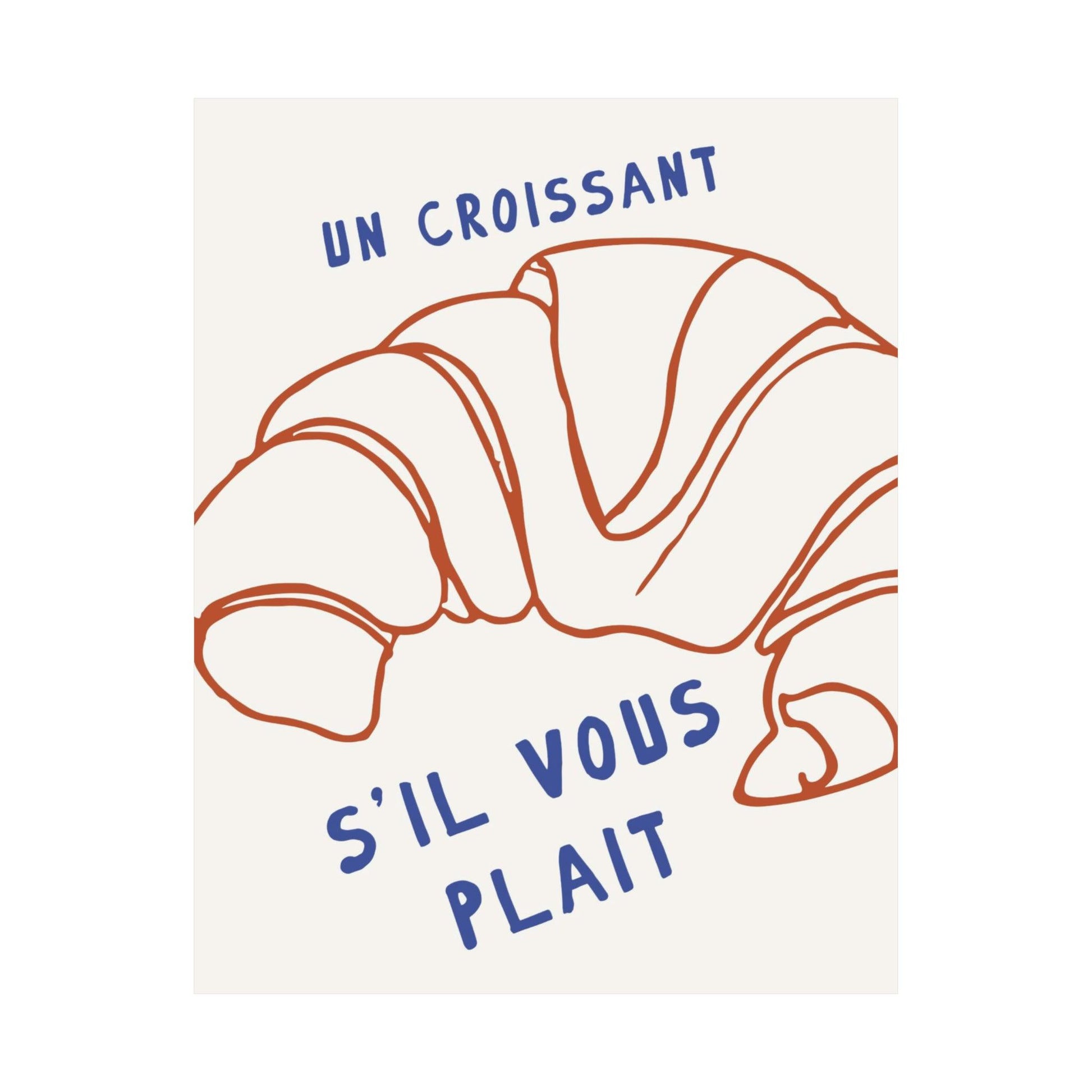 Croissant Poster