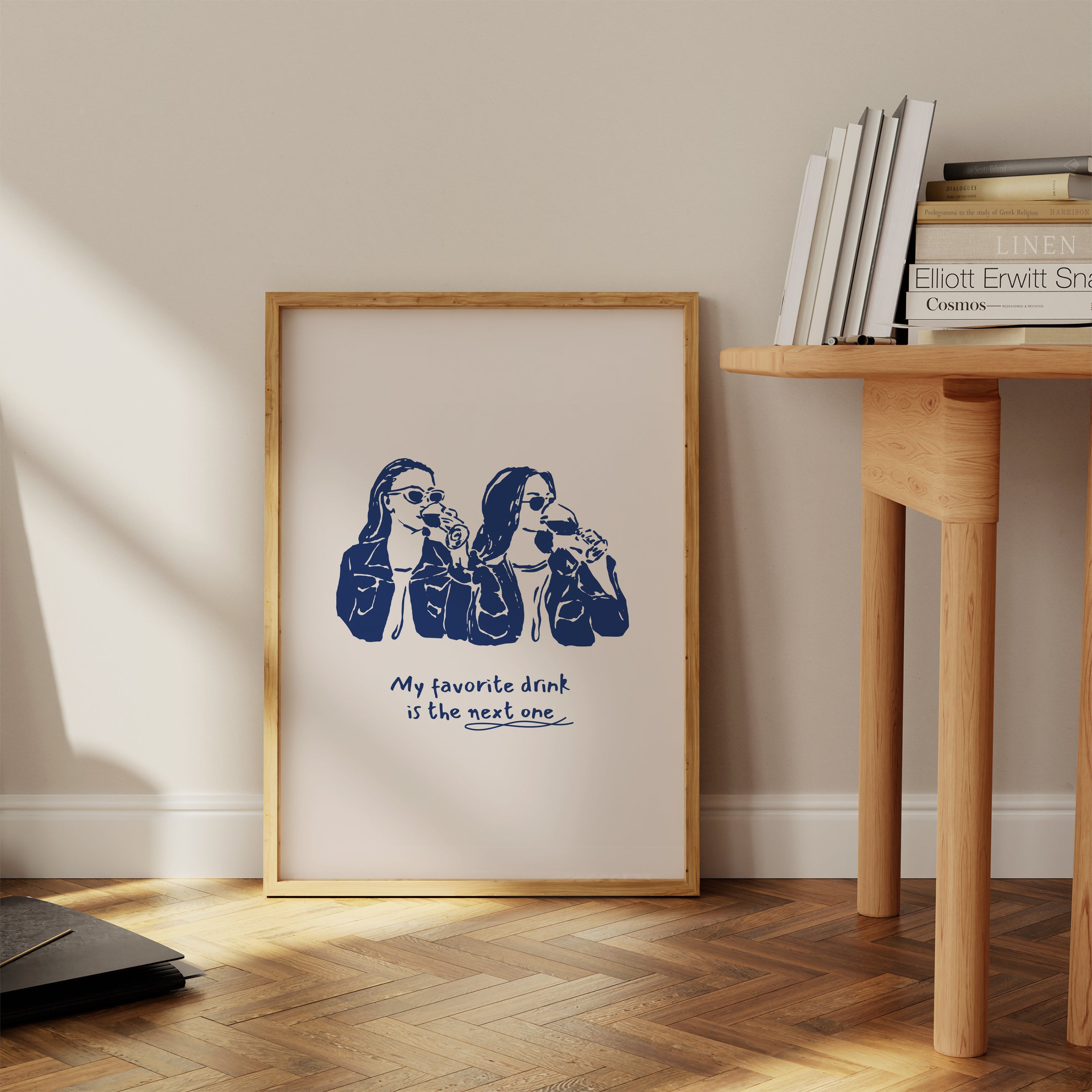 Girlfriends Drinking Poster