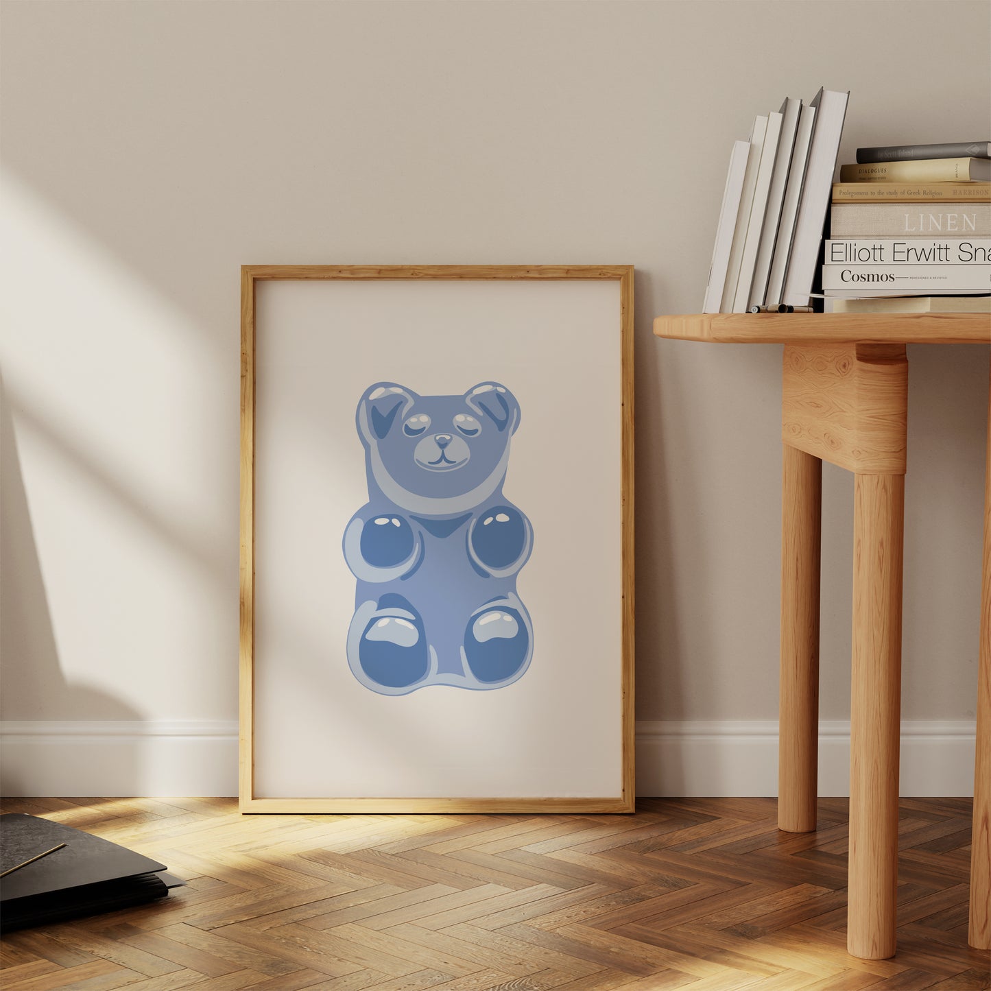 Blue Gummy Bear Poster