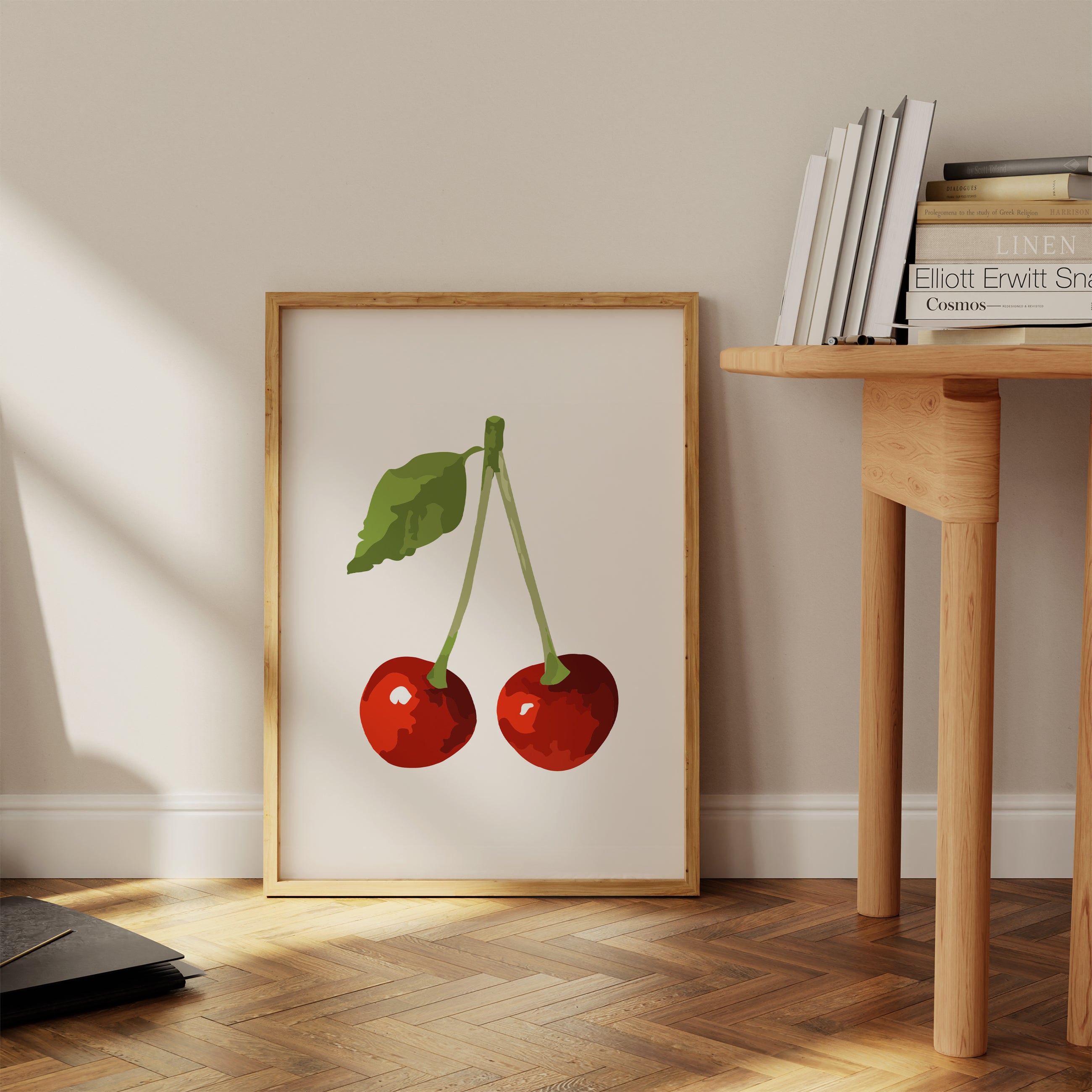 Cherries Watercolor Poster