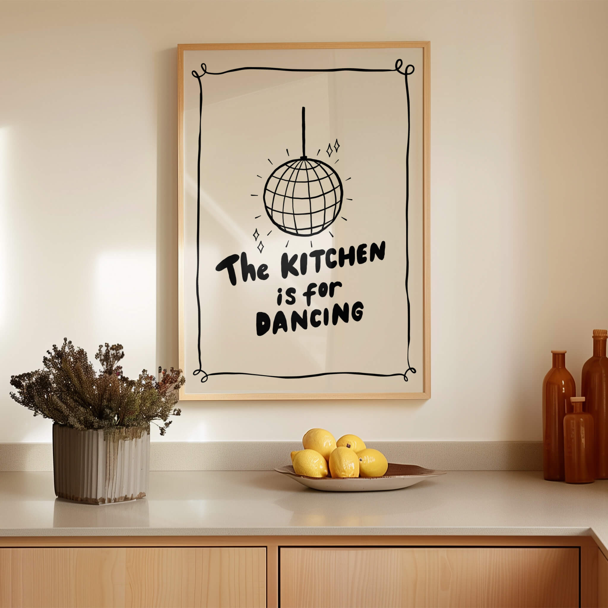 The Kitchen Is For Dancing Poster