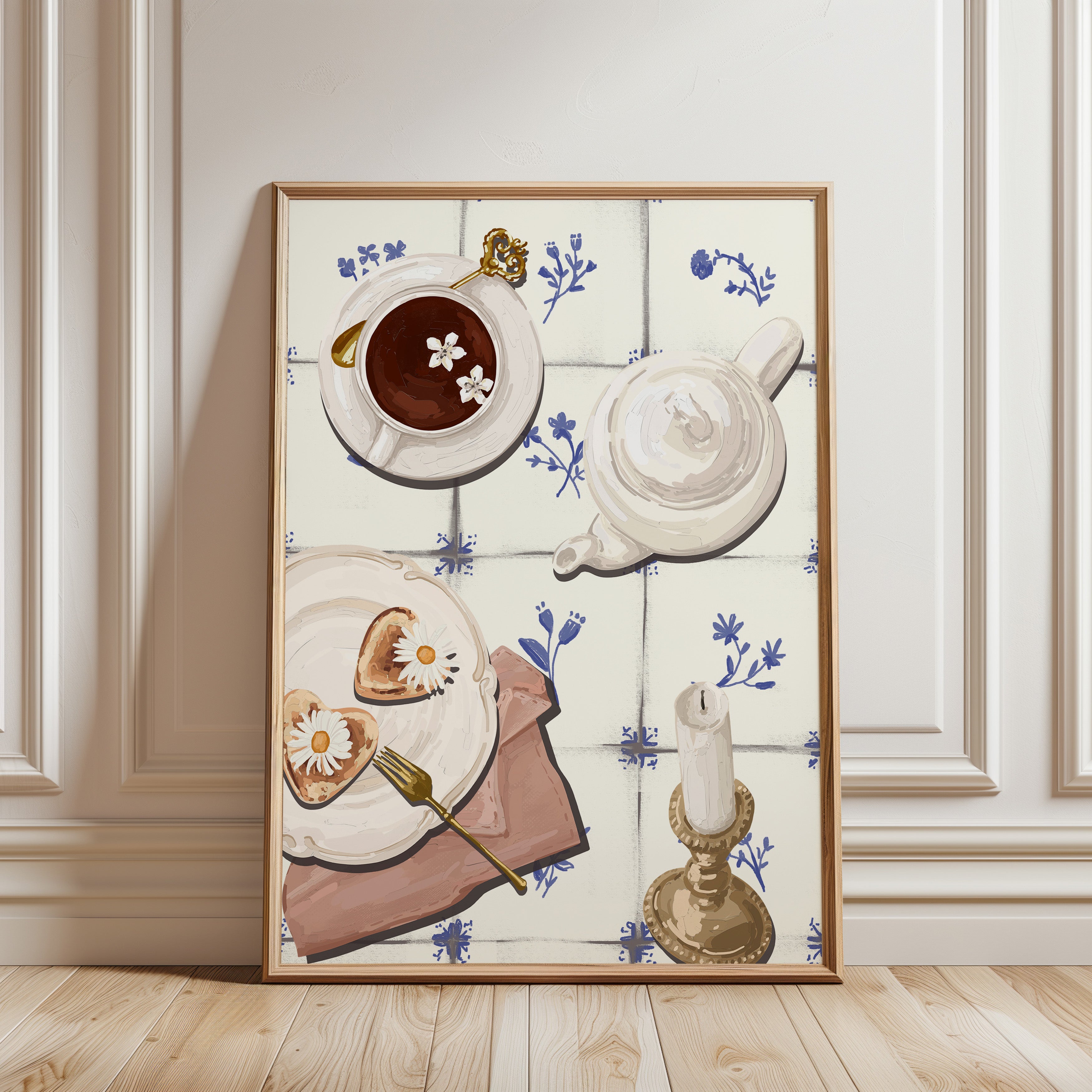 French Tea Time Poster