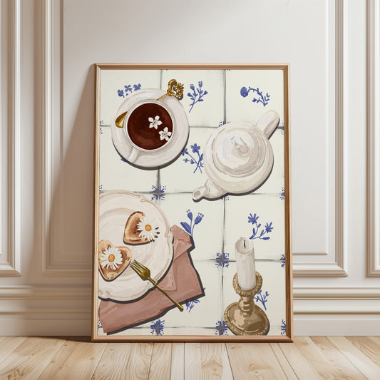 French Tea Time Poster