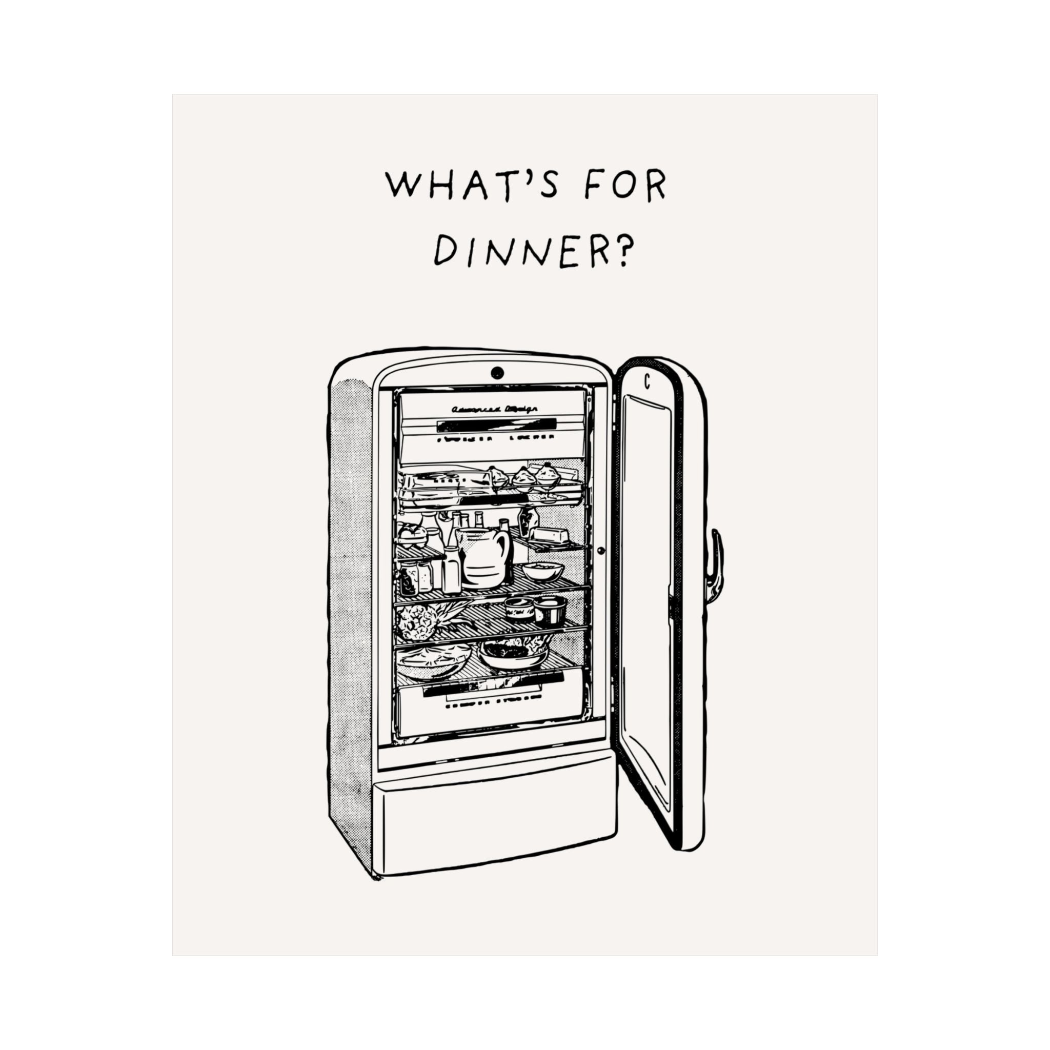 What's For Dinner Poster