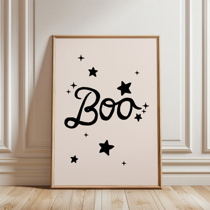 Boo Halloween Poster