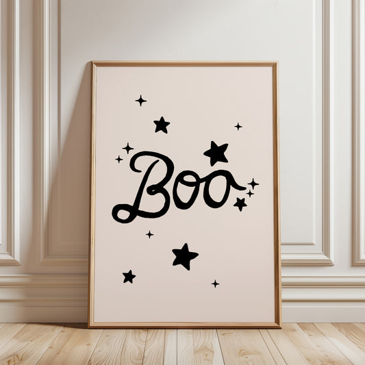 Boo Halloween Poster