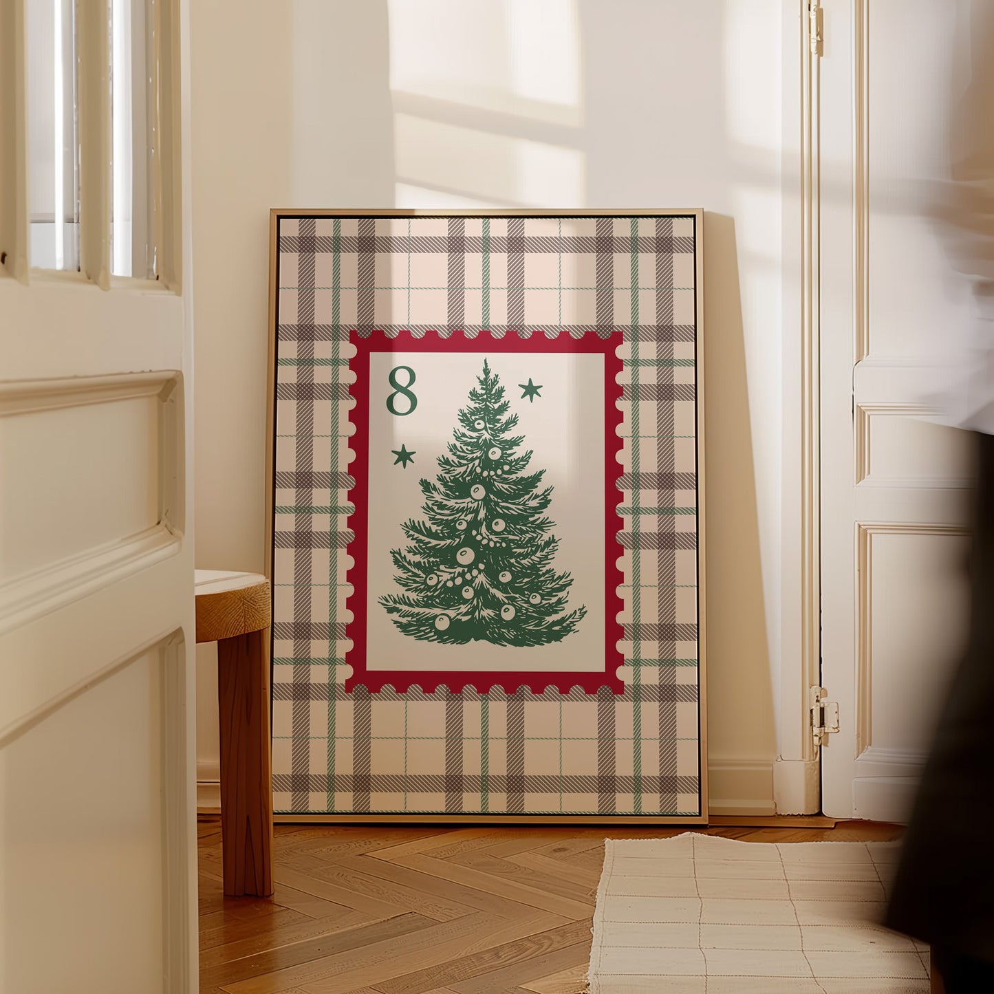 Christmas Tree Stamp Poster