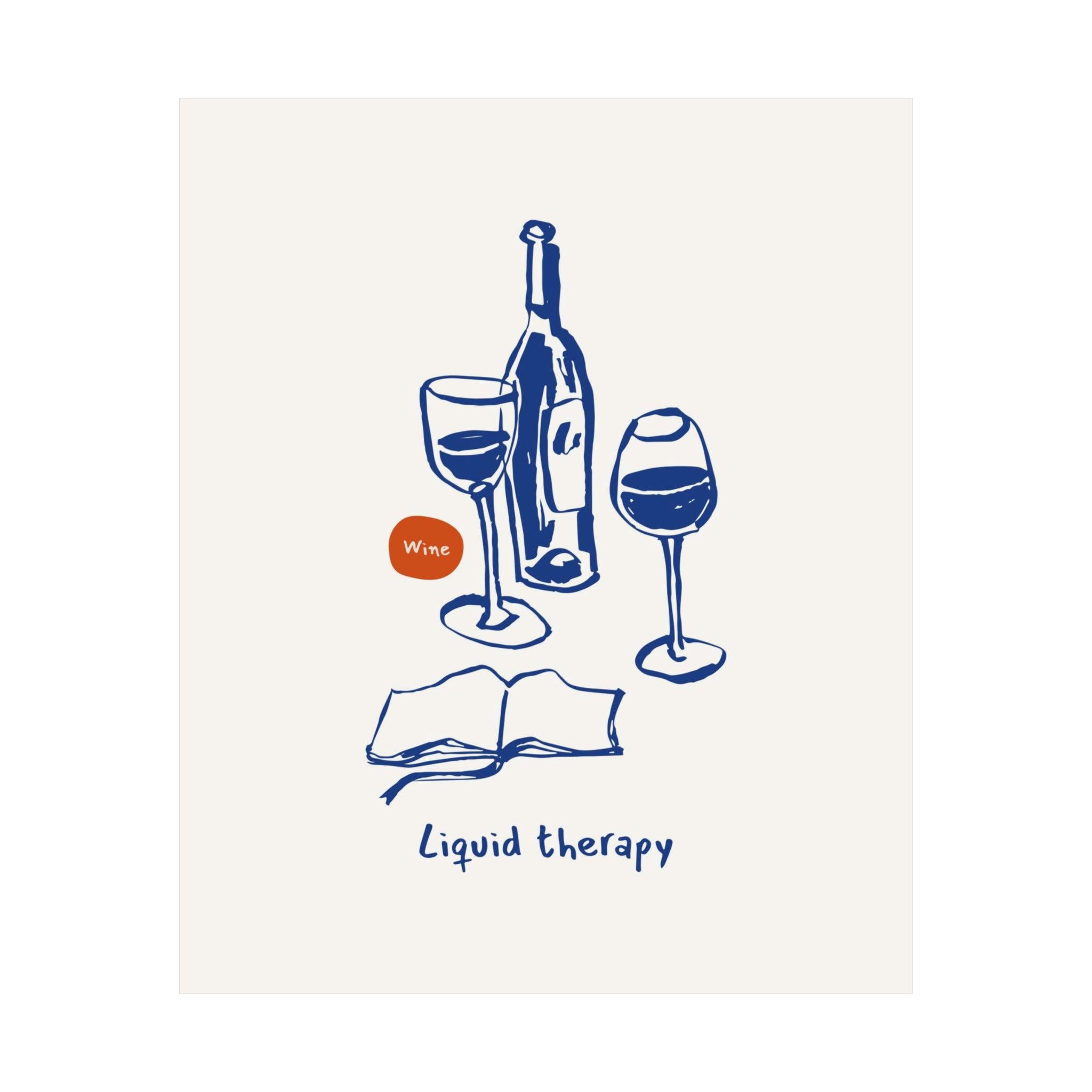 Liquid Therapy Cocktail Poster