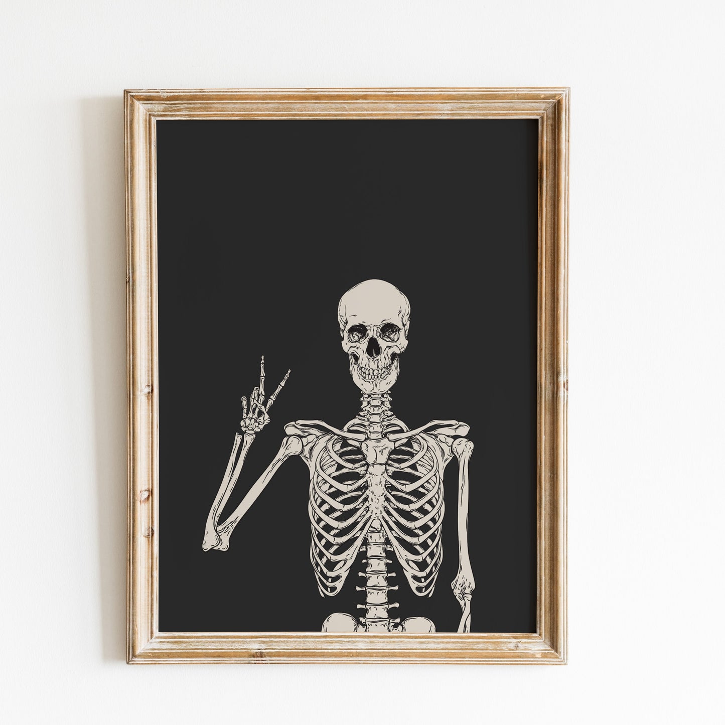 Skeleton Halloween Poster