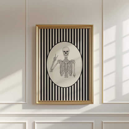 Vintage Skeleton Poster