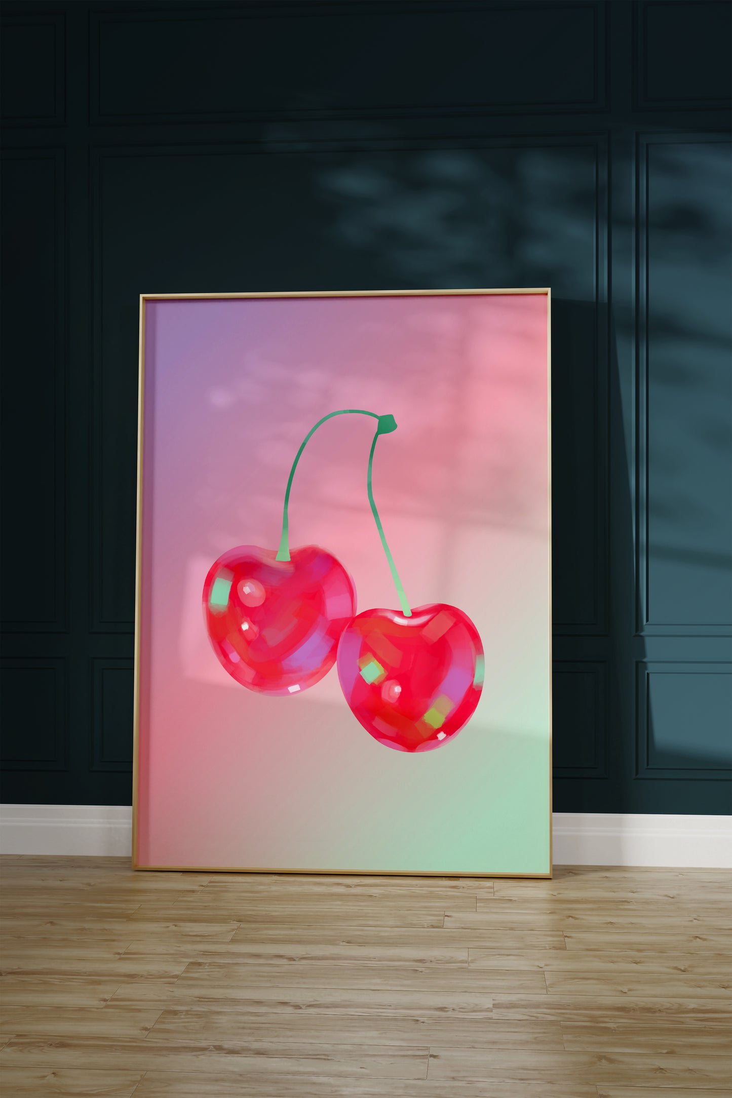 Holographic Cherry Poster