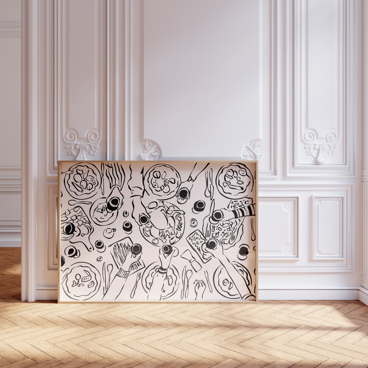 Dinner Party Horizontal Poster