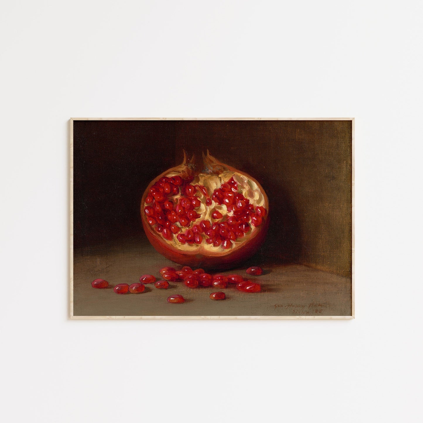 Pomegranate Vintage Poster