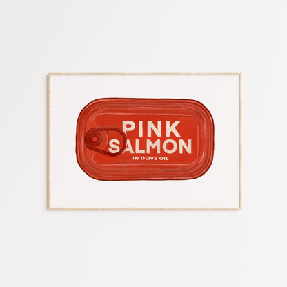 Pink Salmon in Tin Horizontal Poster