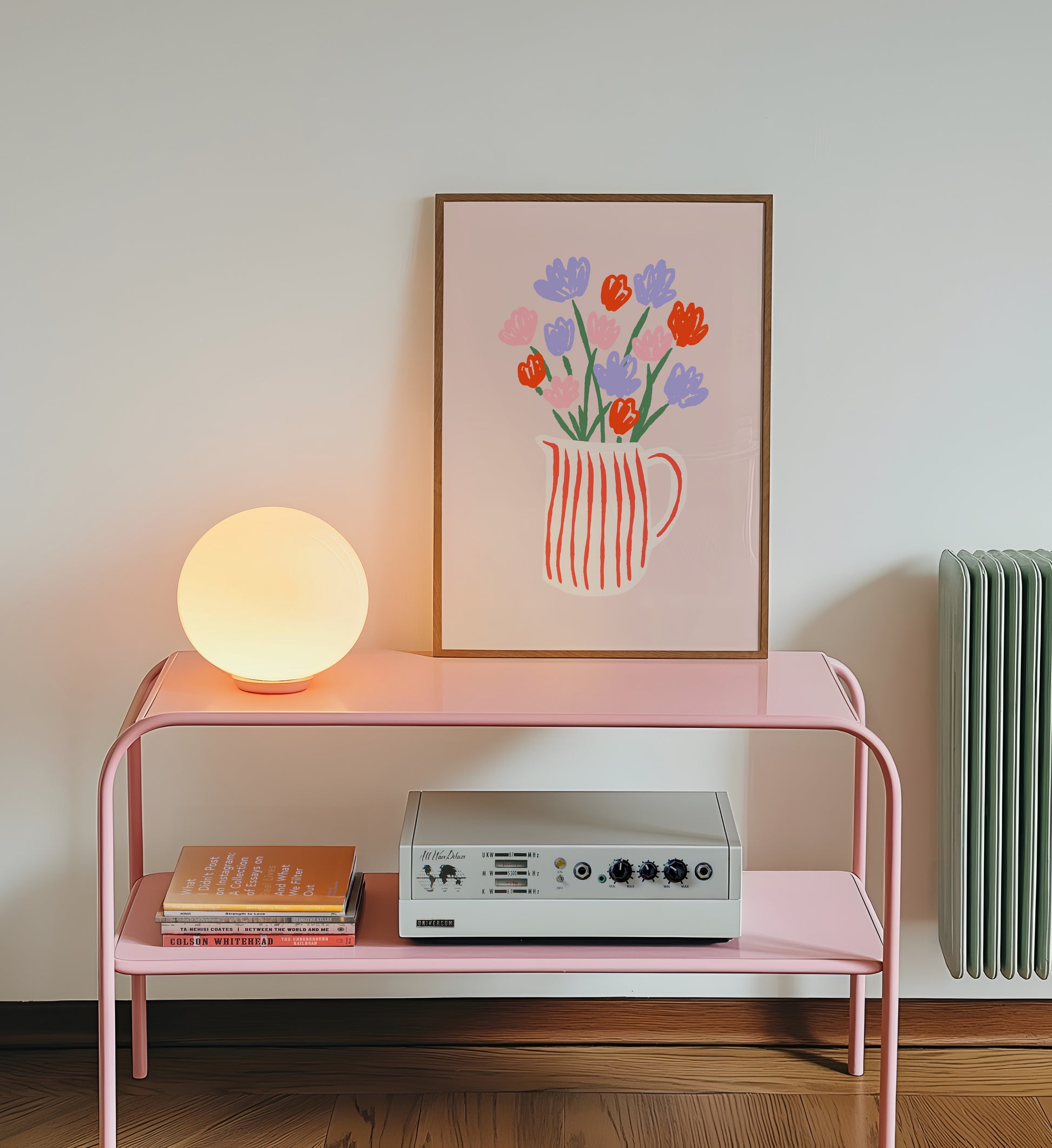 Colorful Floral Vase Poster