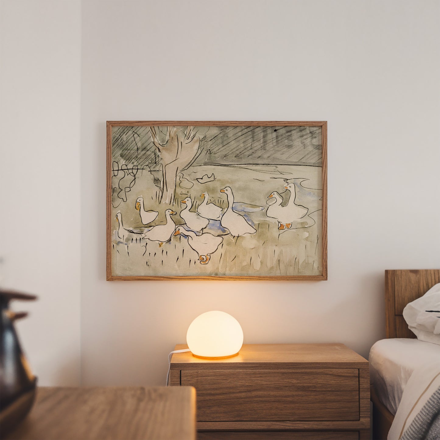 Duck Pond Nursery Poster