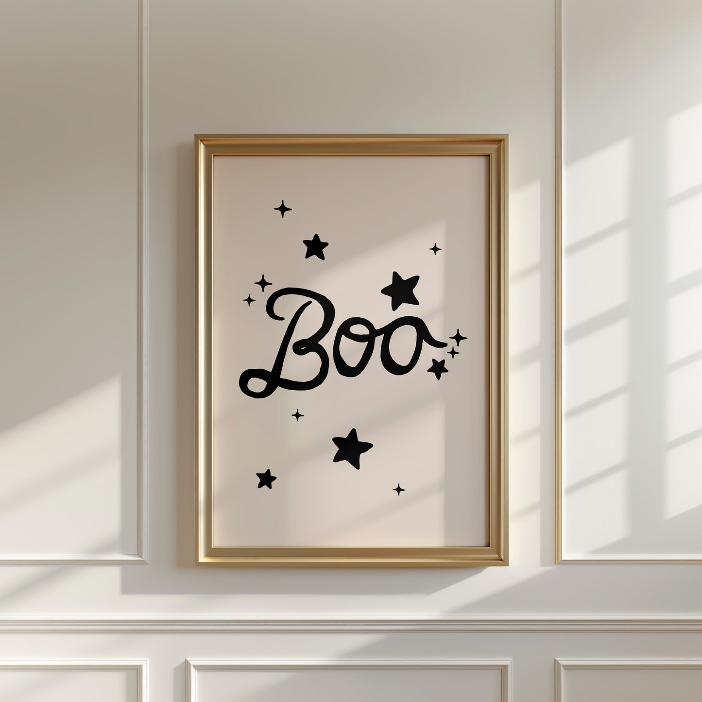 Boo Halloween Poster