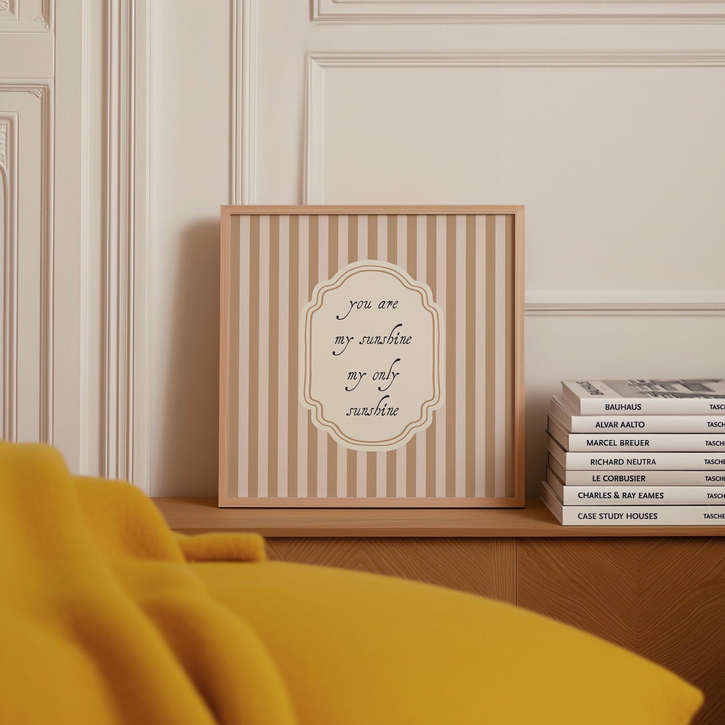 You Are My Sunshine Striped Poster