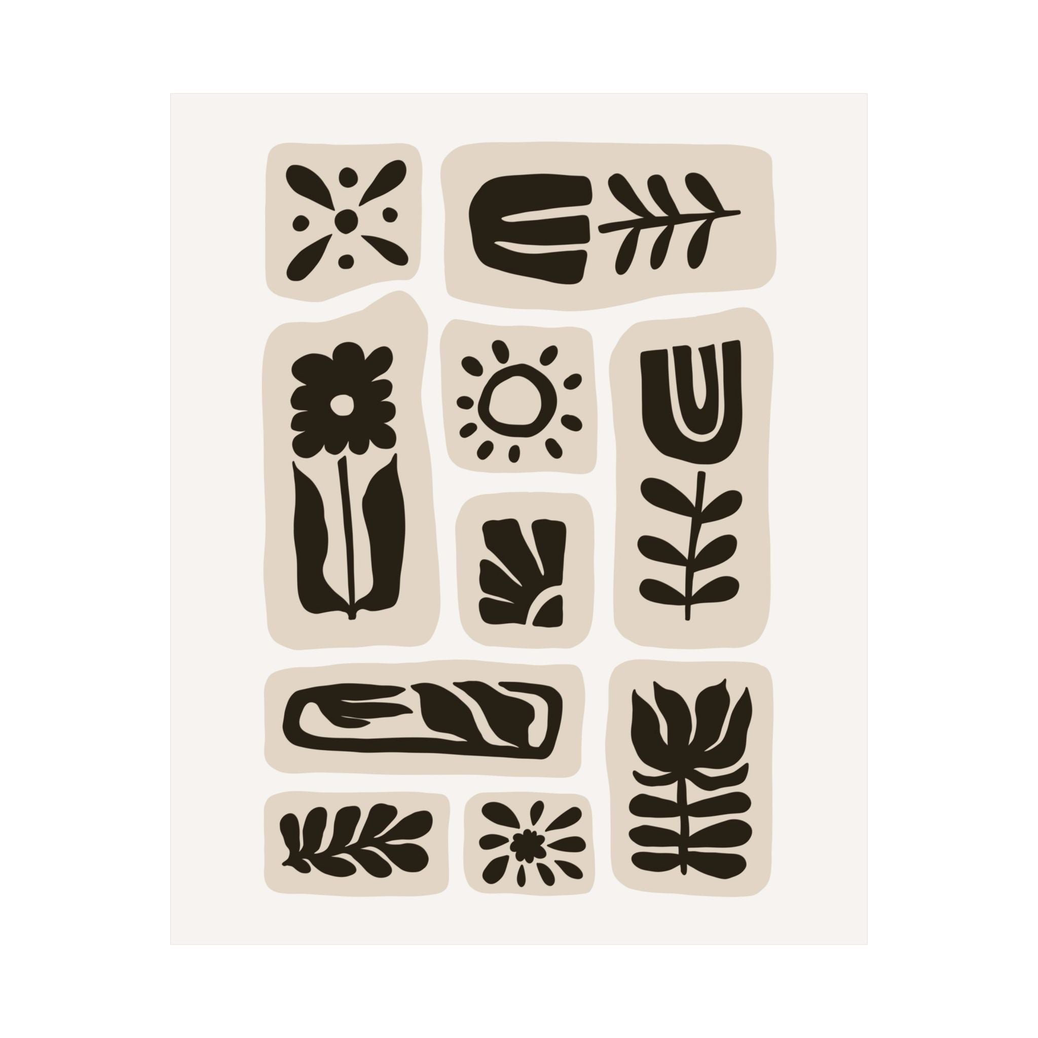 Neutral Botanical Poster
