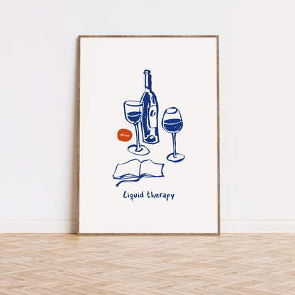 Liquid Therapy Cocktail Poster