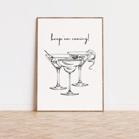 Minimalist Cocktail Poster
