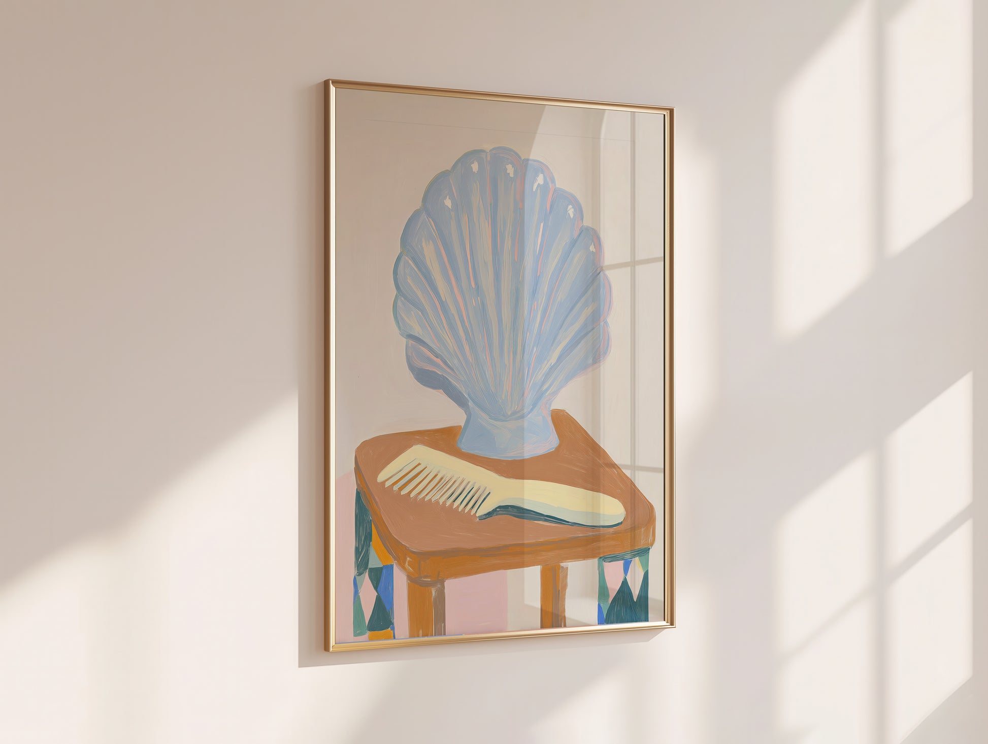 Seashell Still Life Poster