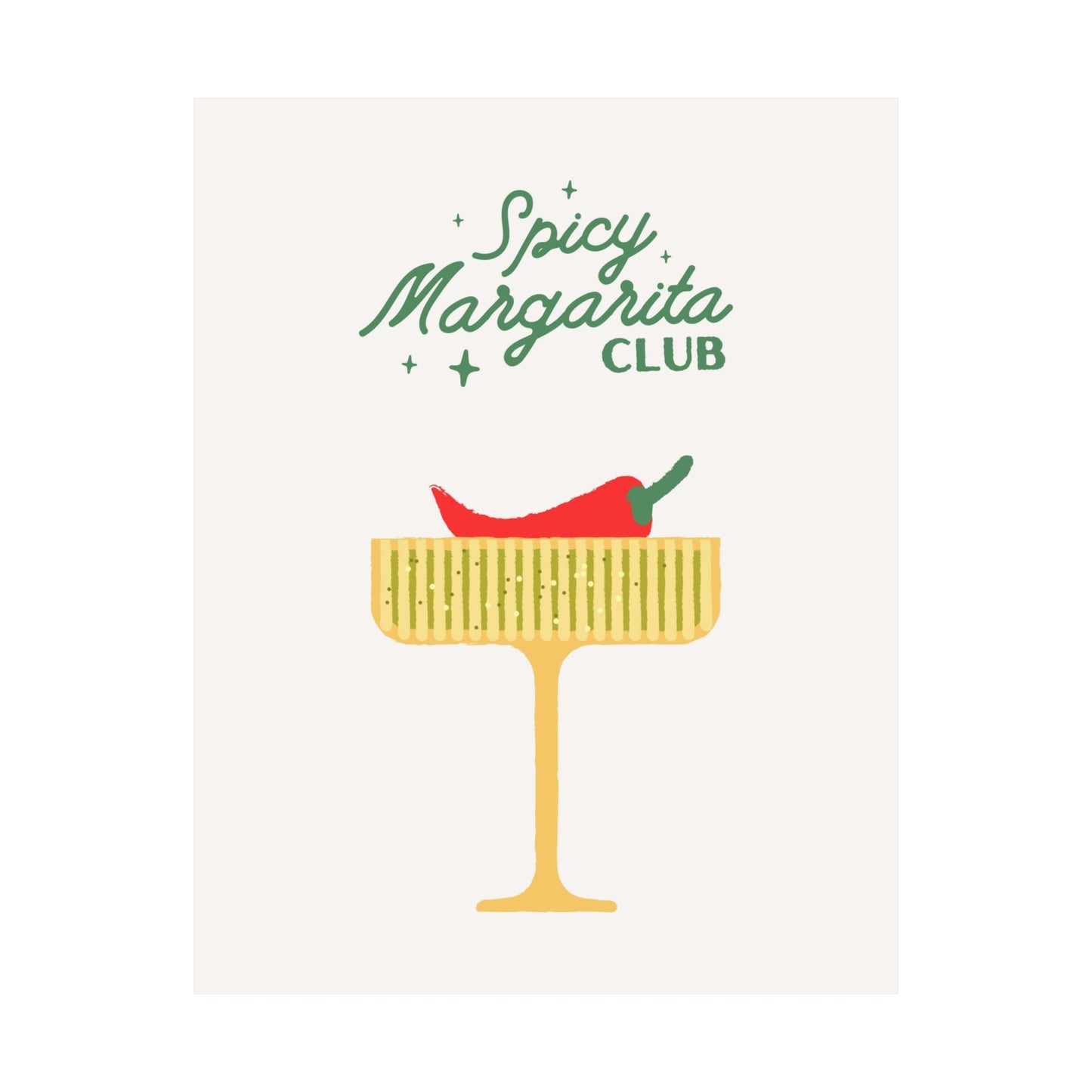 Spicy Margarita Cocktail Poster