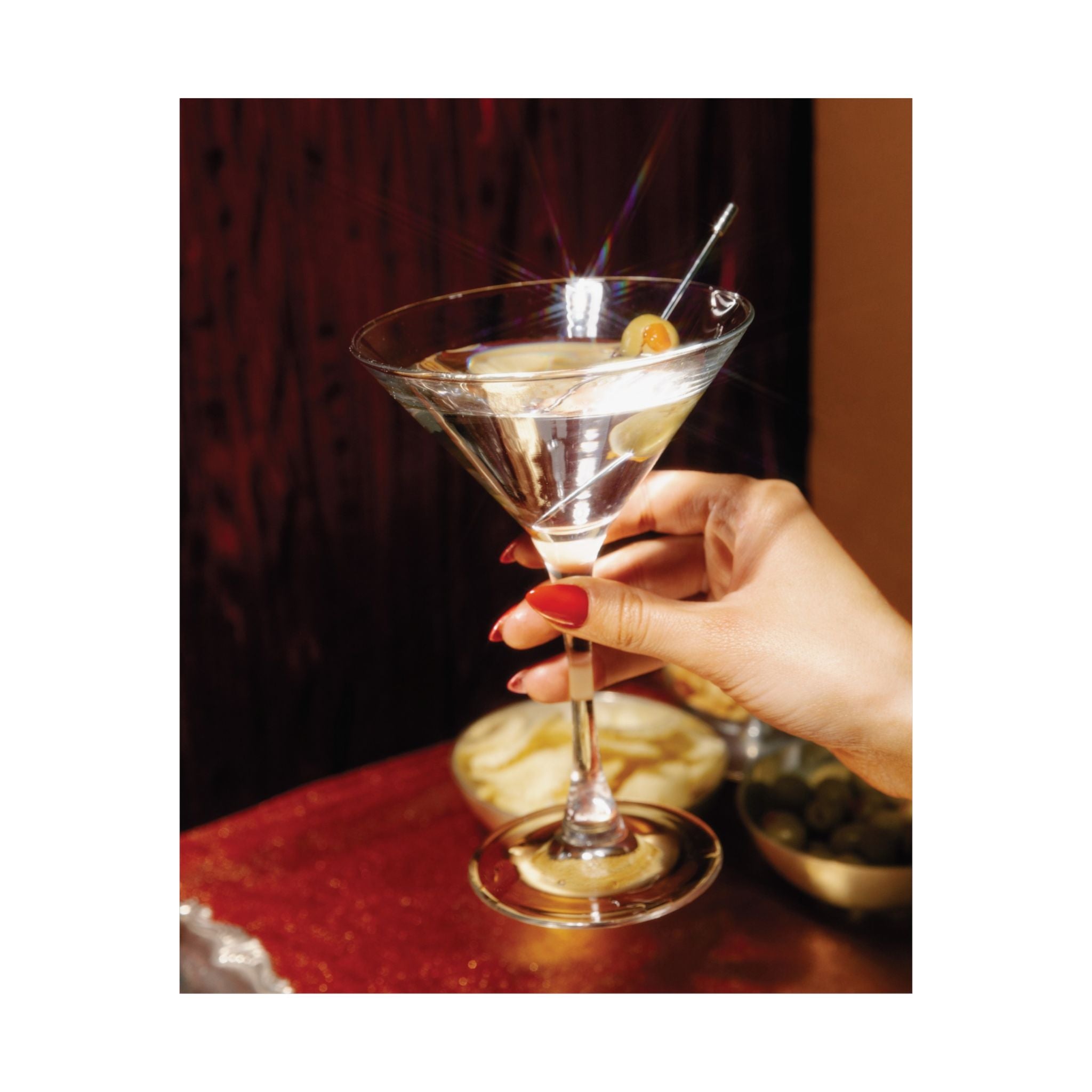 Martini Retro Photo Poster
