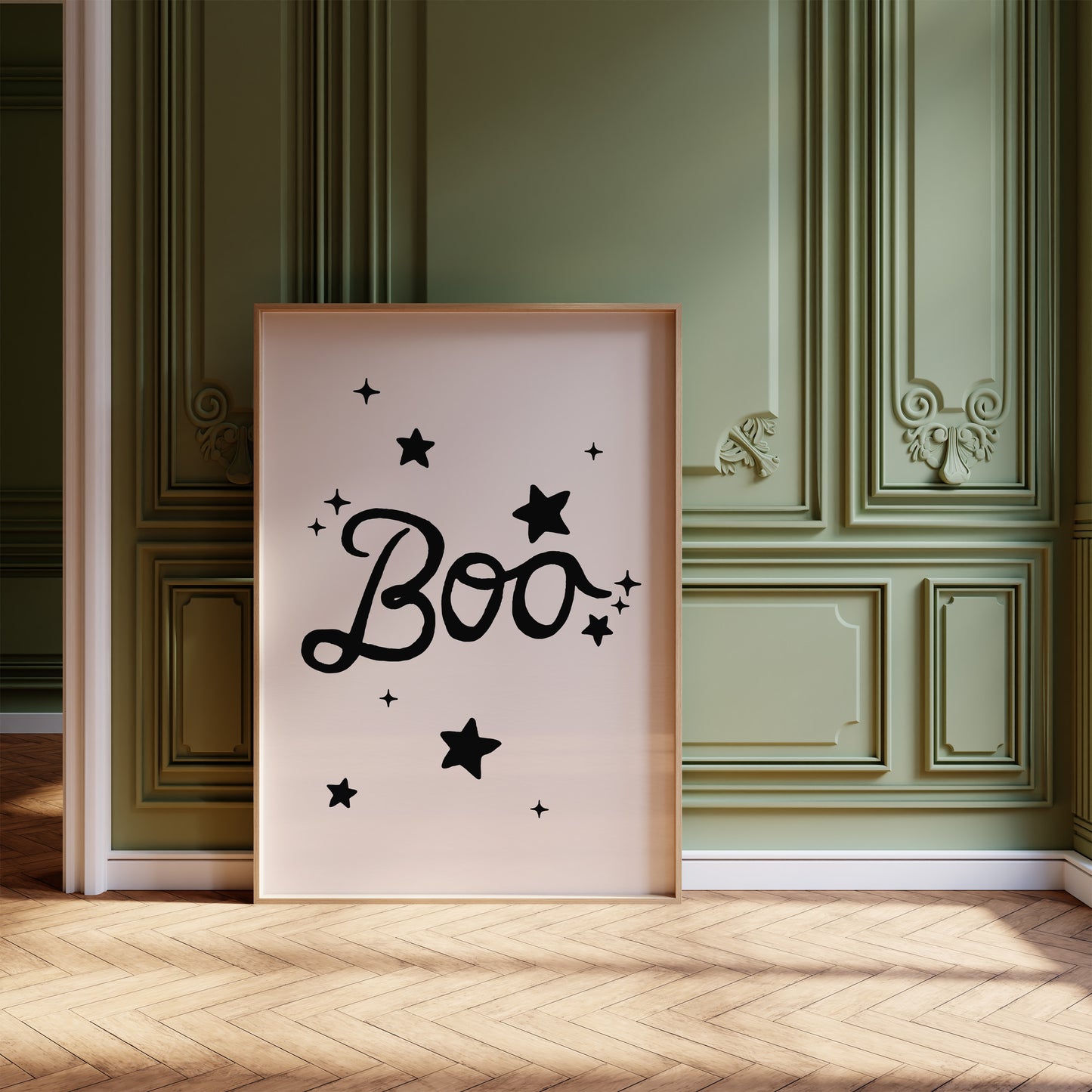 Boo Halloween Poster