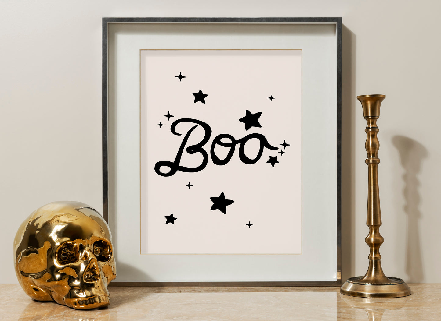 Boo Halloween Poster