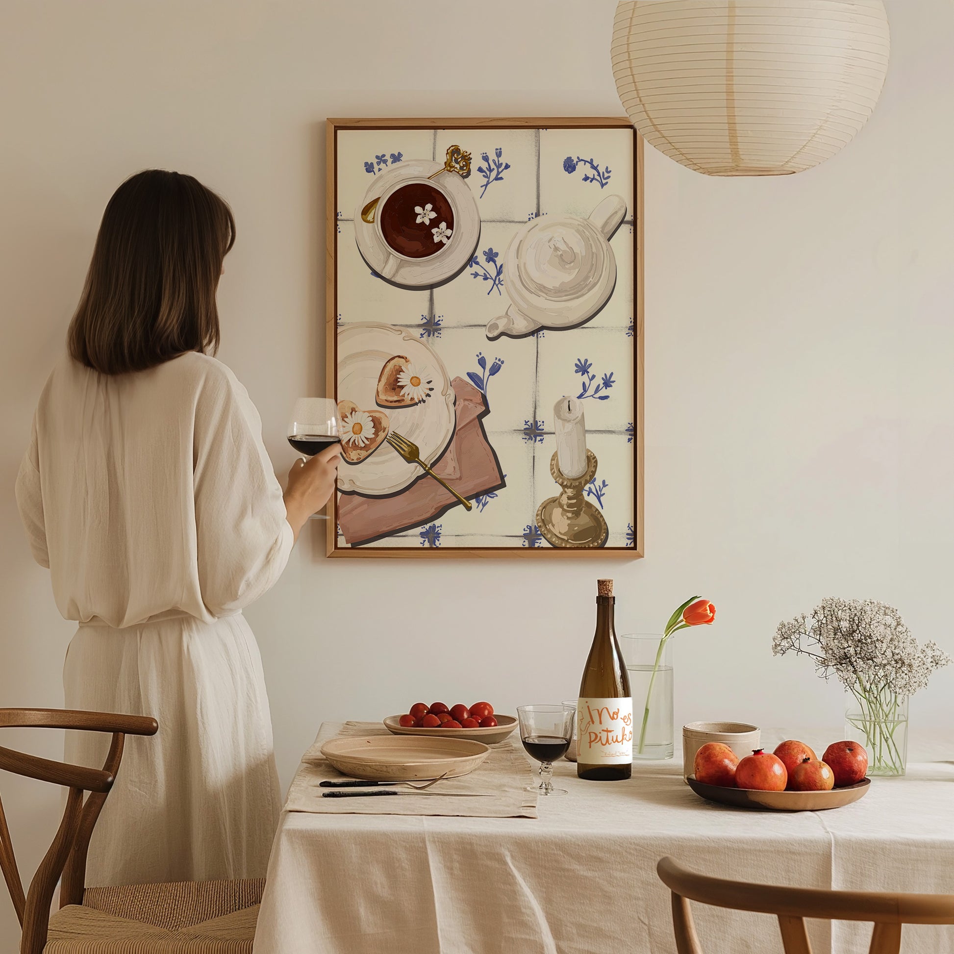 French Tea Time Poster
