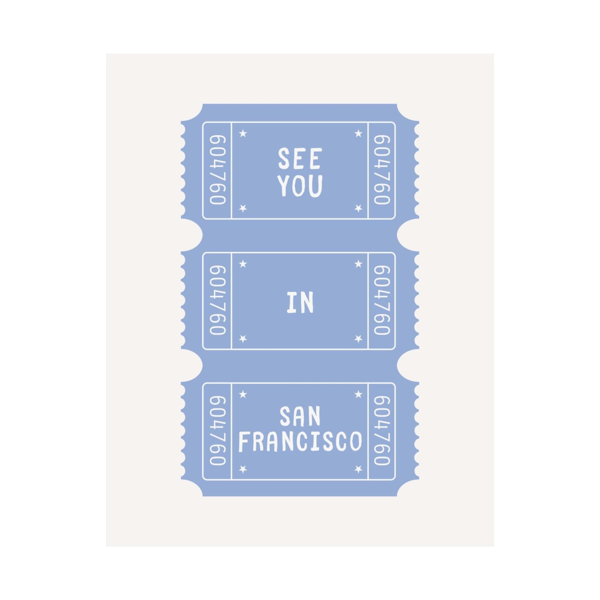 See You In San Francisco Poster