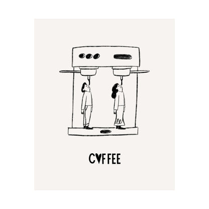 Coffee Machine Black Poster