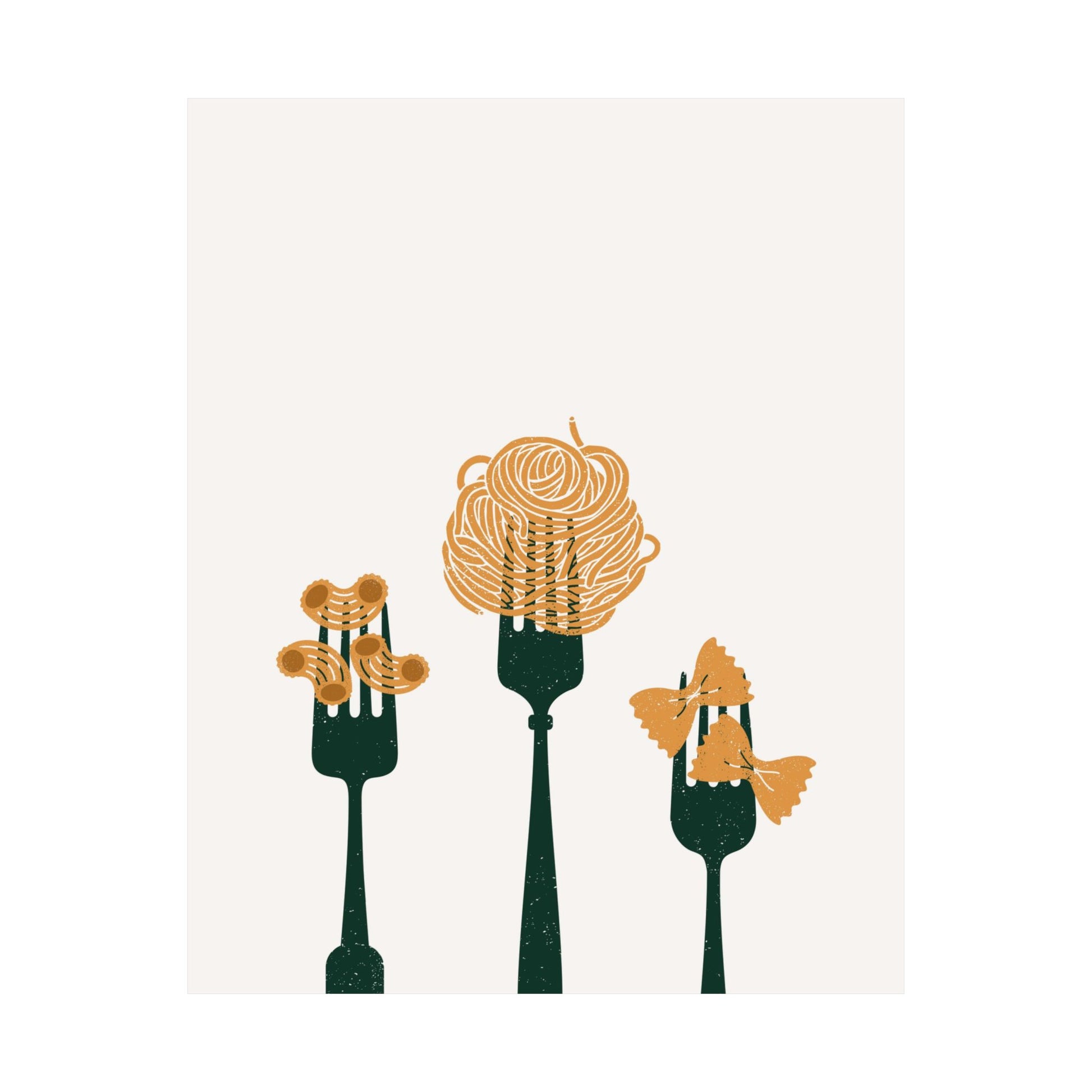 Pasta Night Kitchen Poster