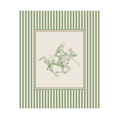 Classic Polo Player Equestrian Poster