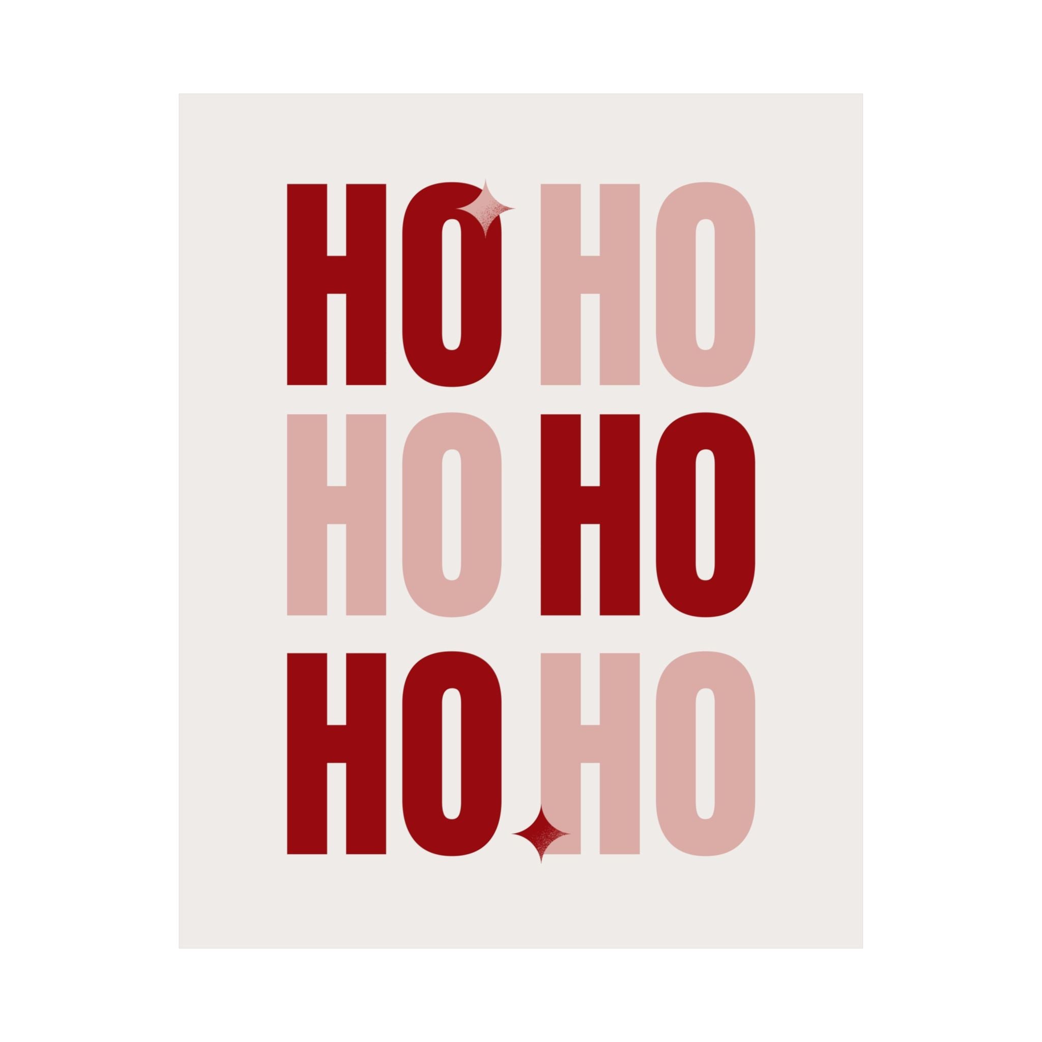 Ho Ho Ho Christmas Poster