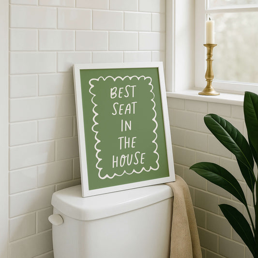 Best Seat In The House Sage Poster