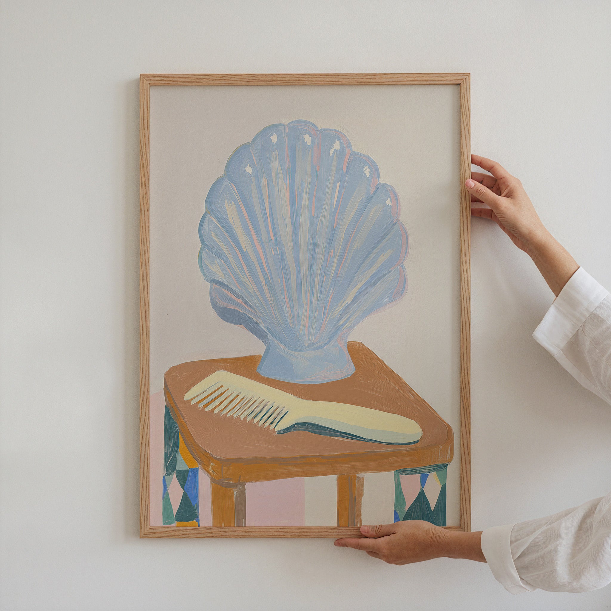 Seashell Still Life Poster