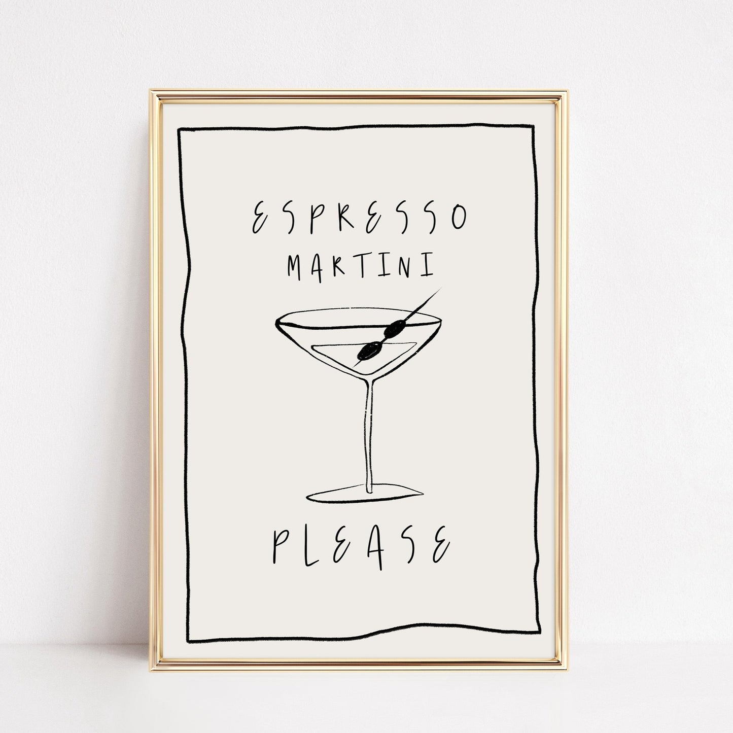 Espresso Martini Please Poster