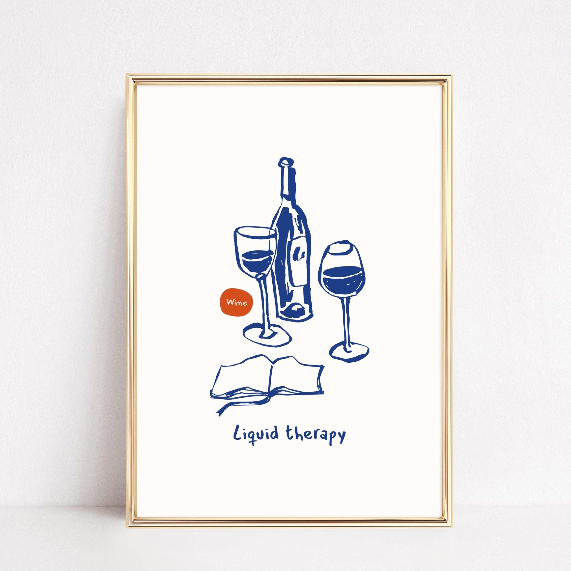 Liquid Therapy Cocktail Poster