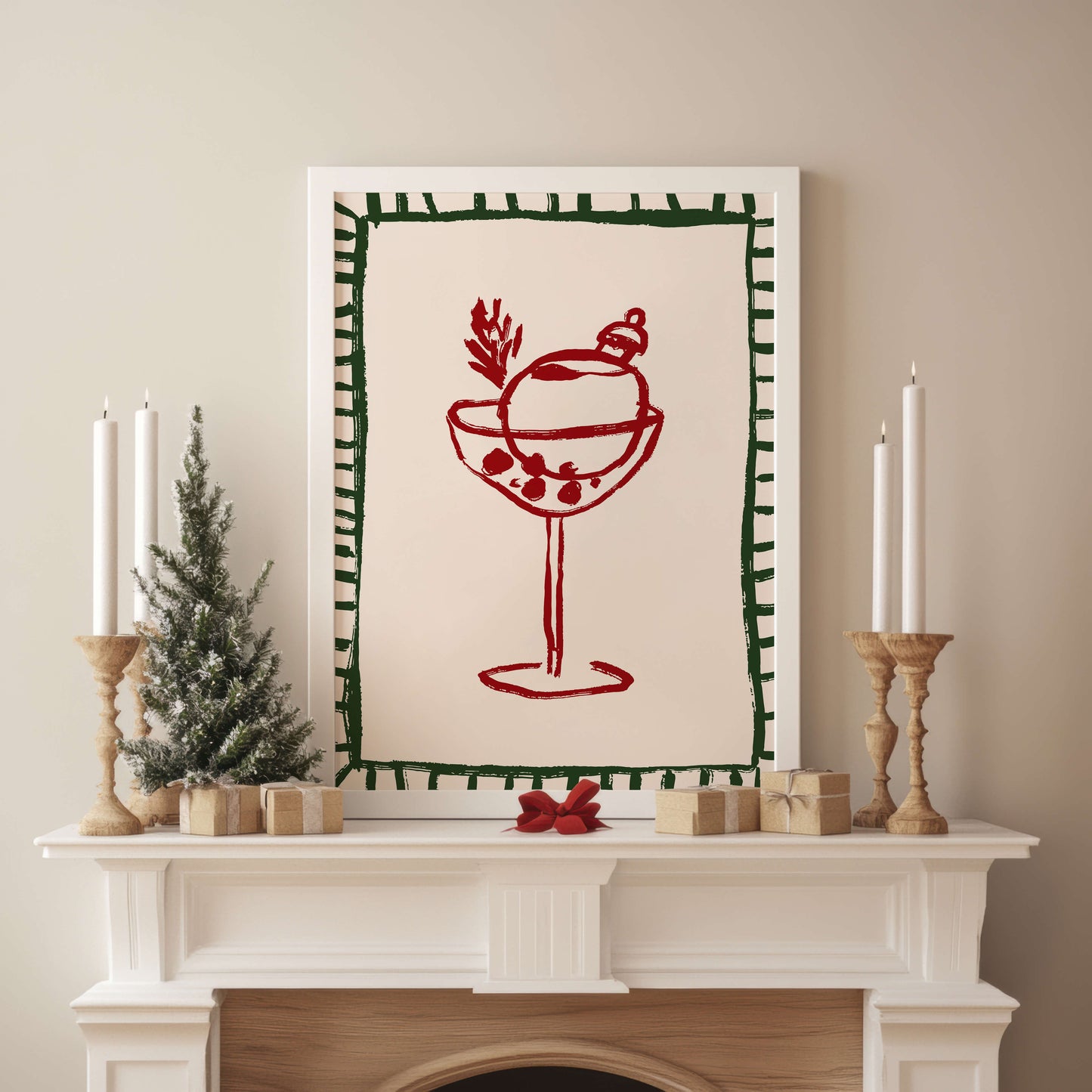 Set of 10 Printable Christmas Prints