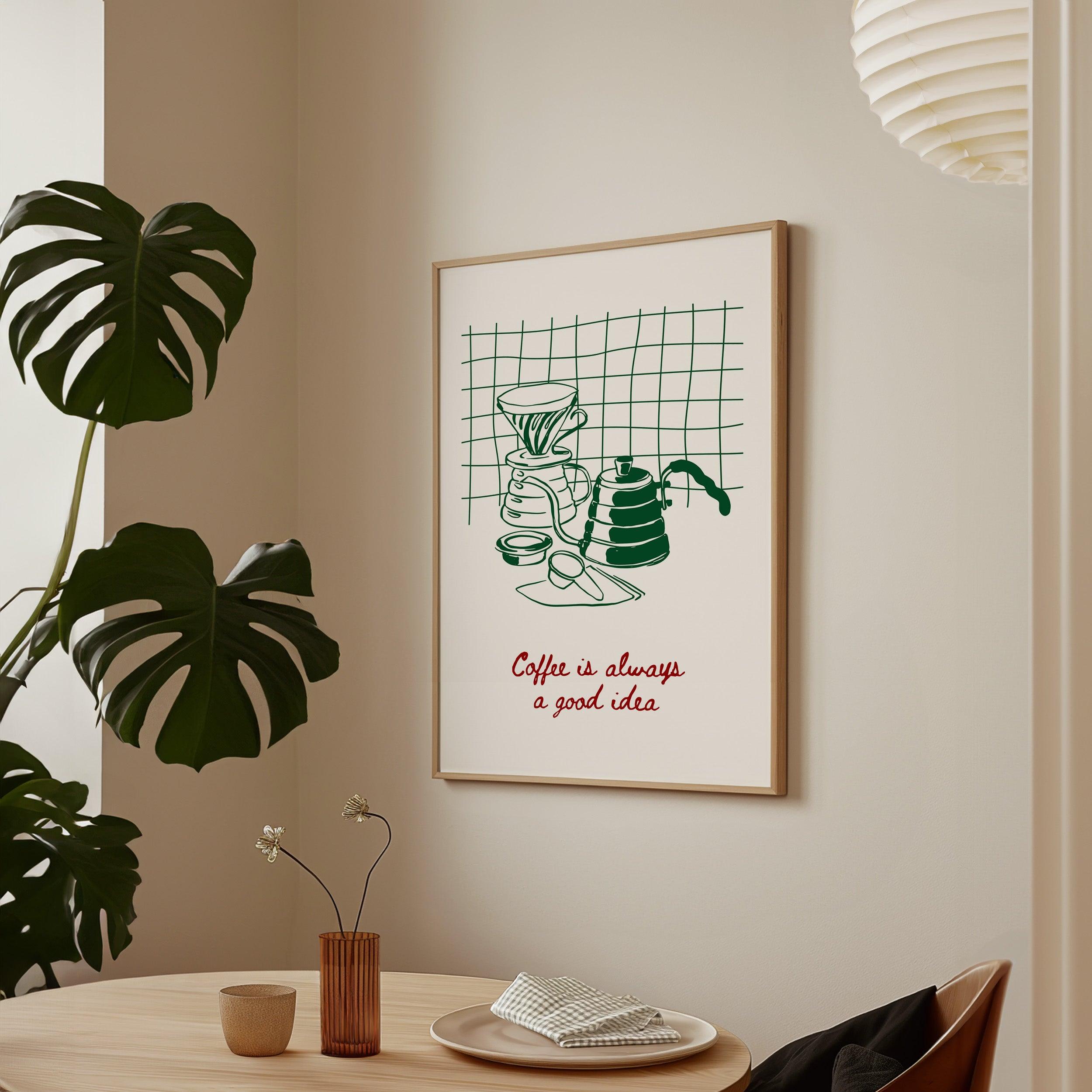 Coffee Is Always A Good Idea Poster