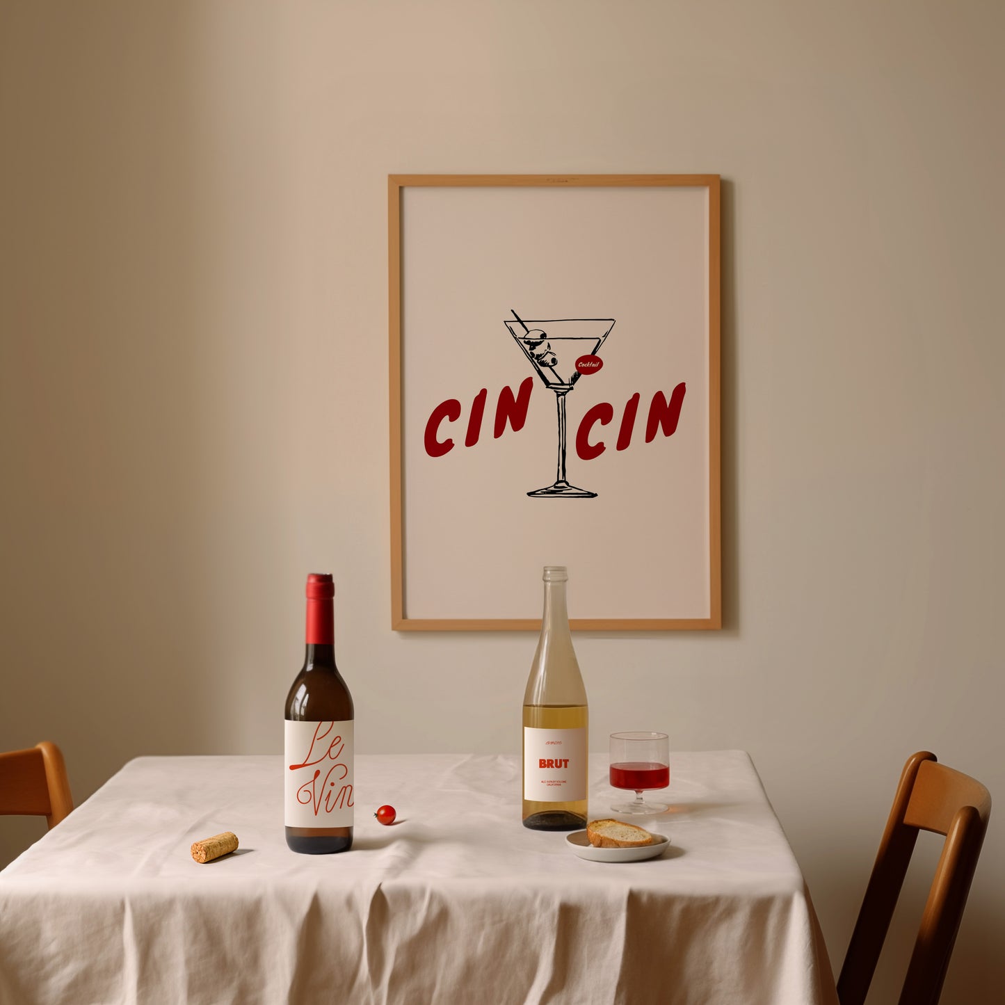 Cin Cin Martini Poster
